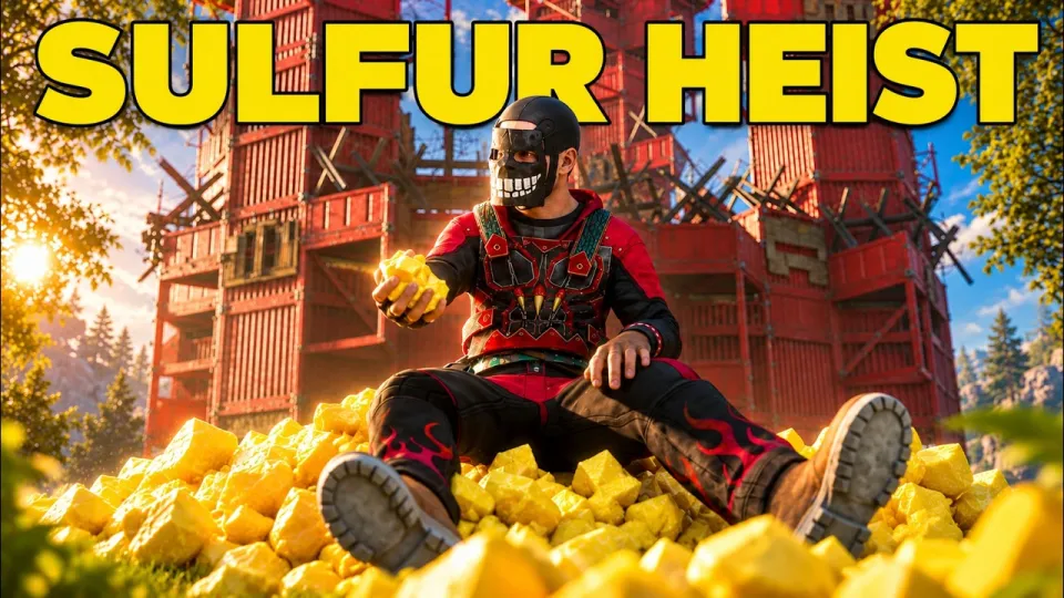 Rust sulfur heist explained how a small squad can strip a clan's entire stash in one night